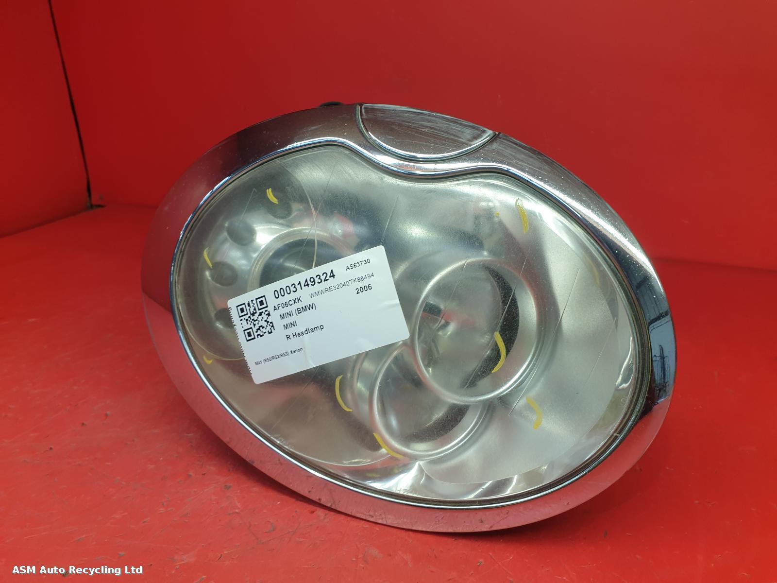 View Auto part R Headlamp Mini (bmw) Mini 2006