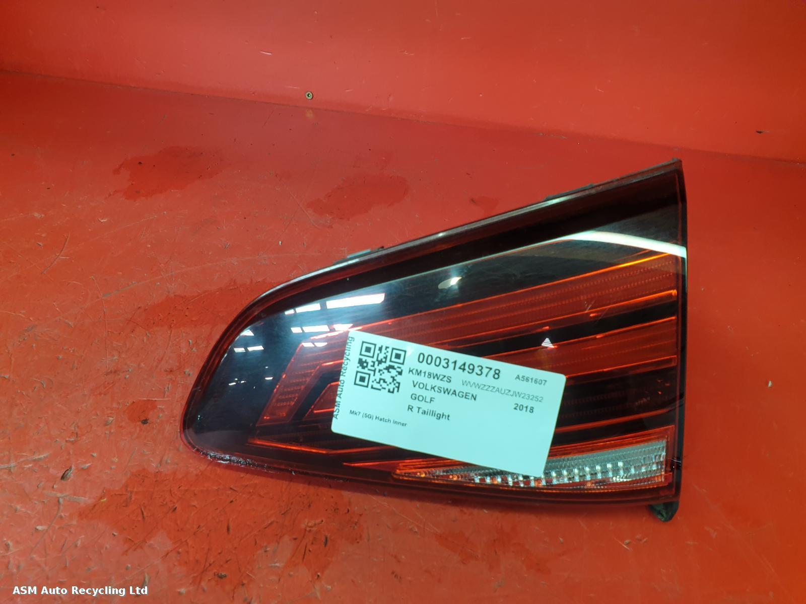 View Auto part R Taillight Volkswagen Golf 2018