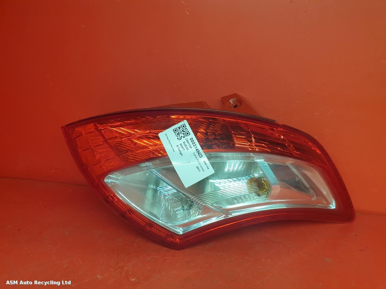 View Auto part R Taillight Suzuki Swift 2011