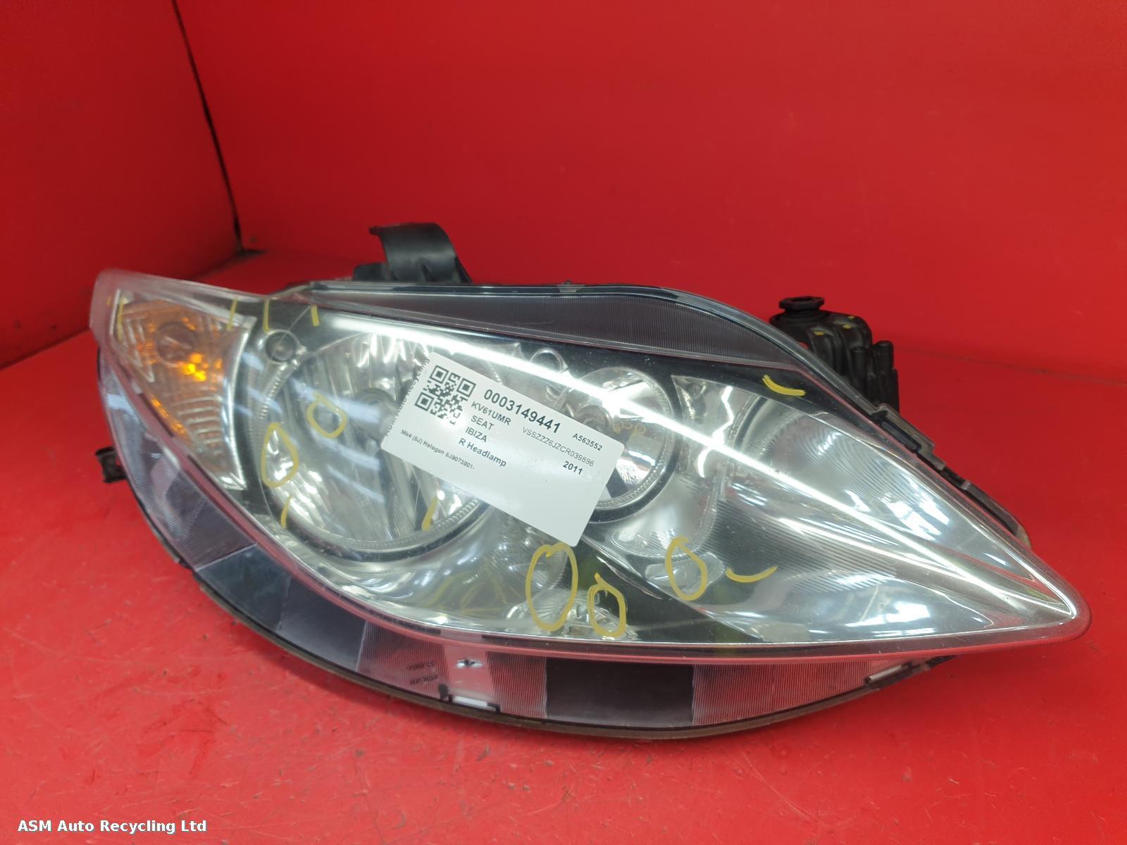 View Auto part R Headlamp Seat Ibiza 2011
