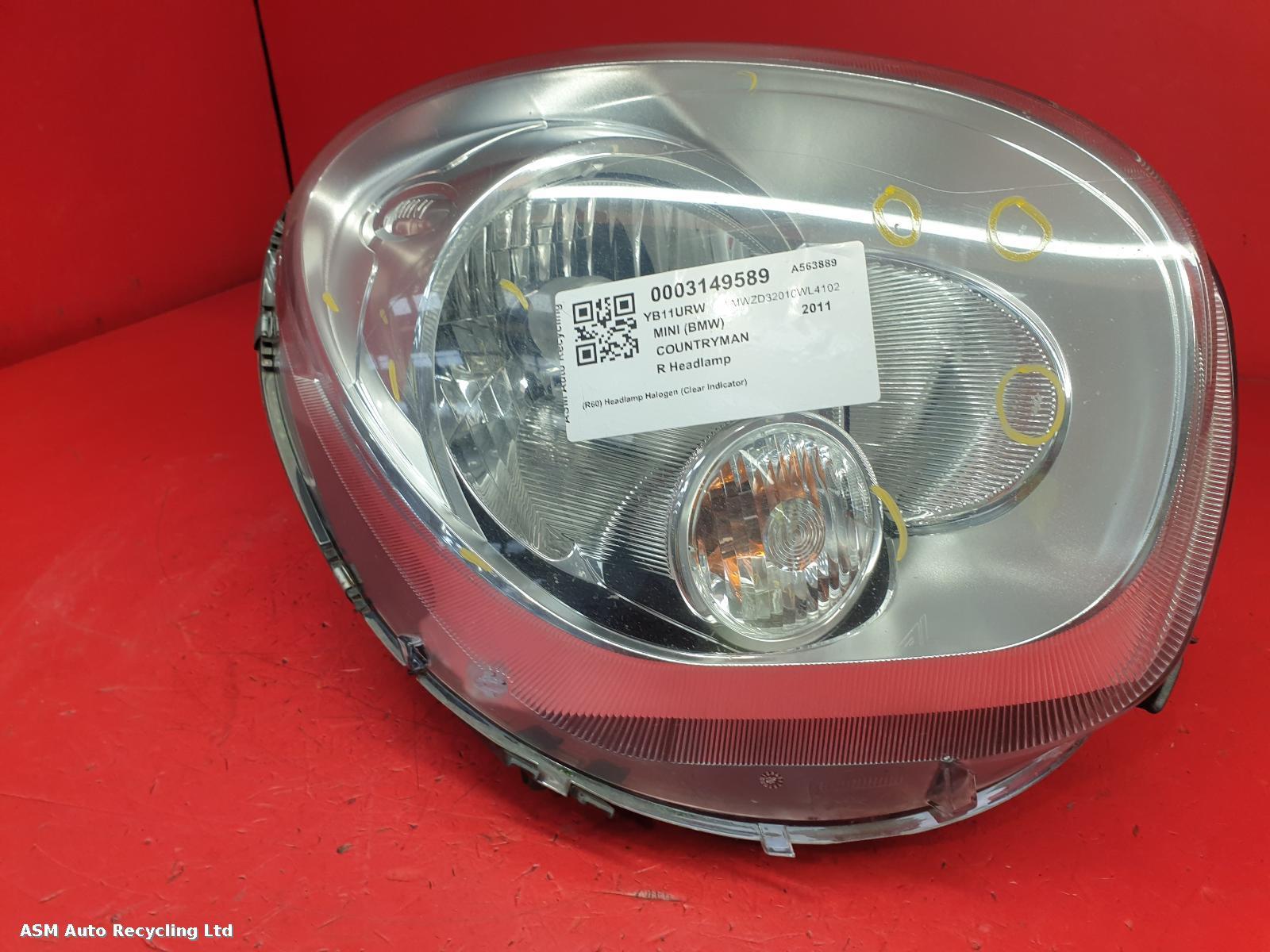 View Auto part R Headlamp Mini (bmw) Countryman 2011