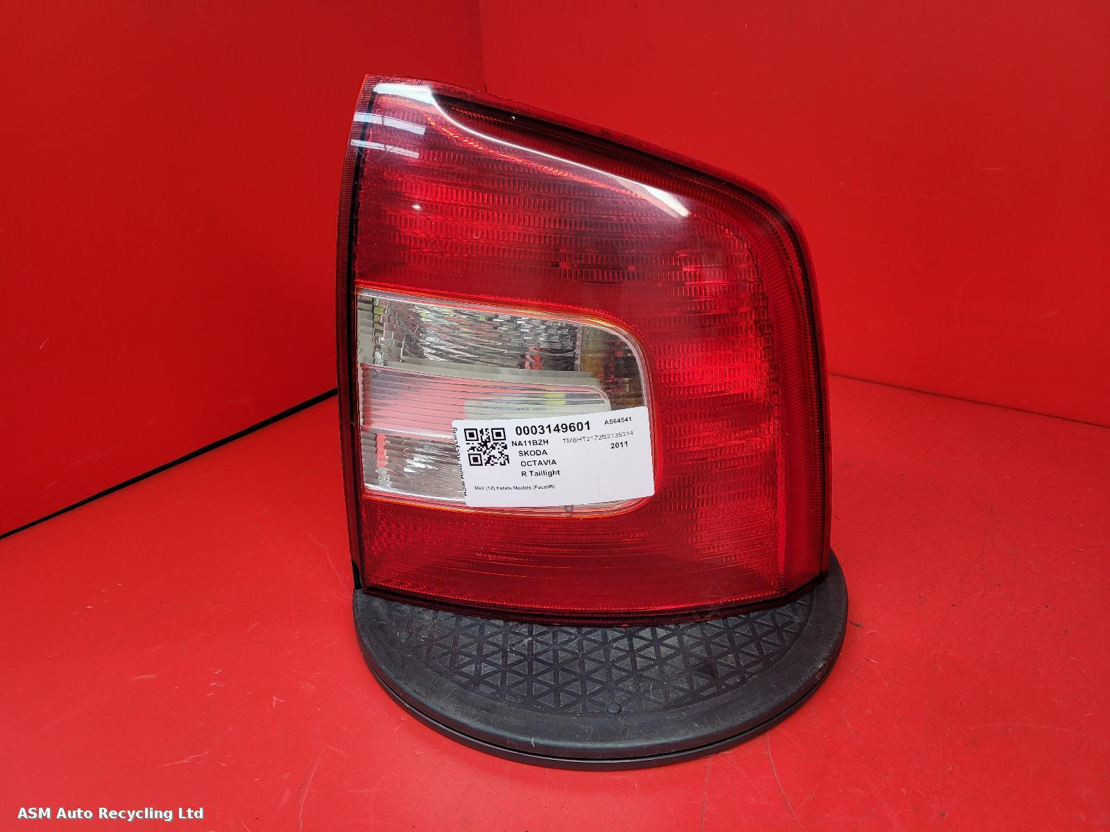 View Auto part R Taillight Skoda Octavia 2011