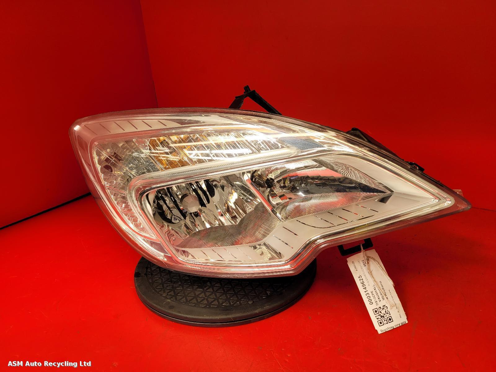 View Auto part R Headlamp Vauxhall Meriva 2012