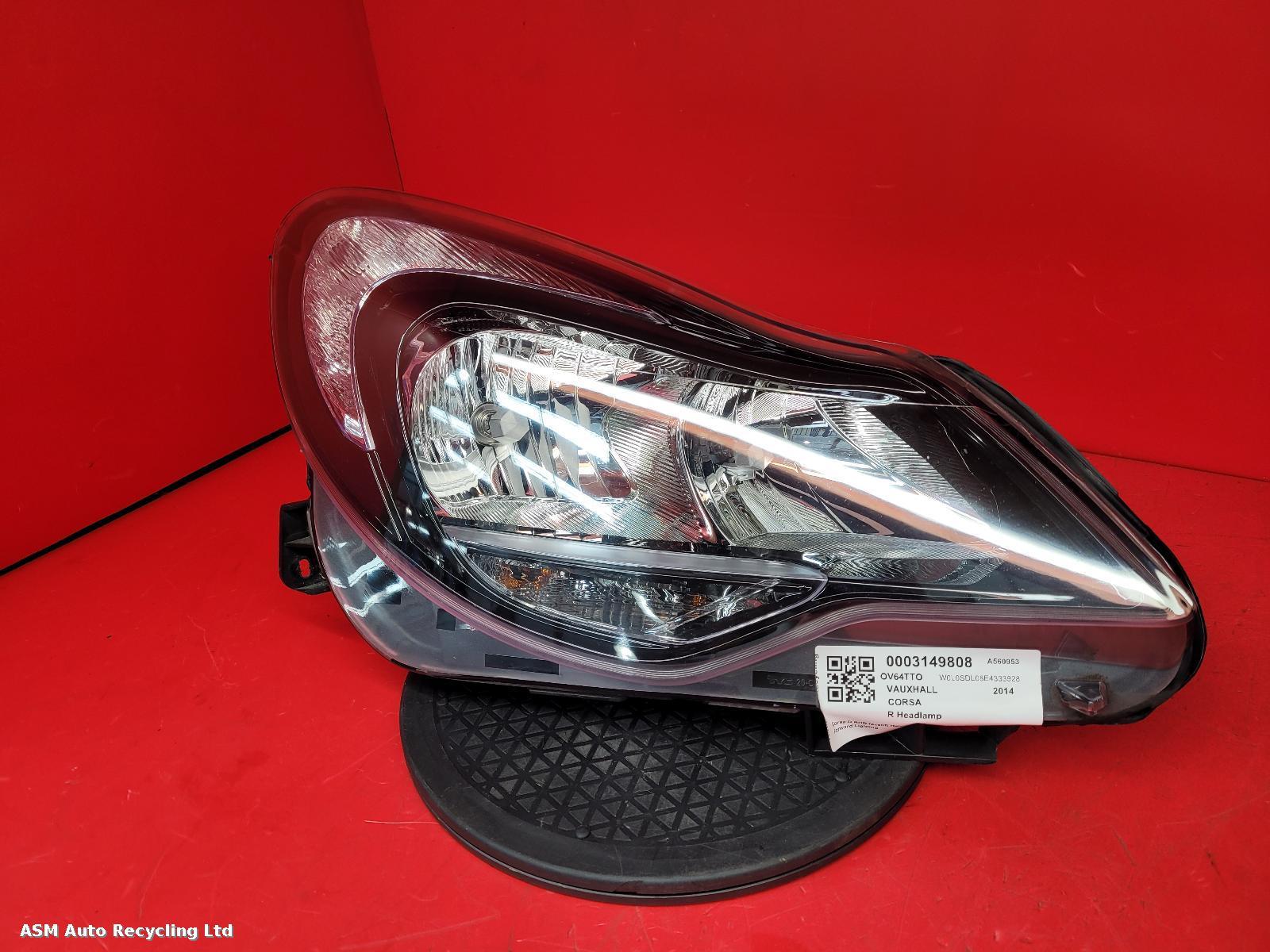View Auto part R Headlamp Vauxhall Corsa 2014