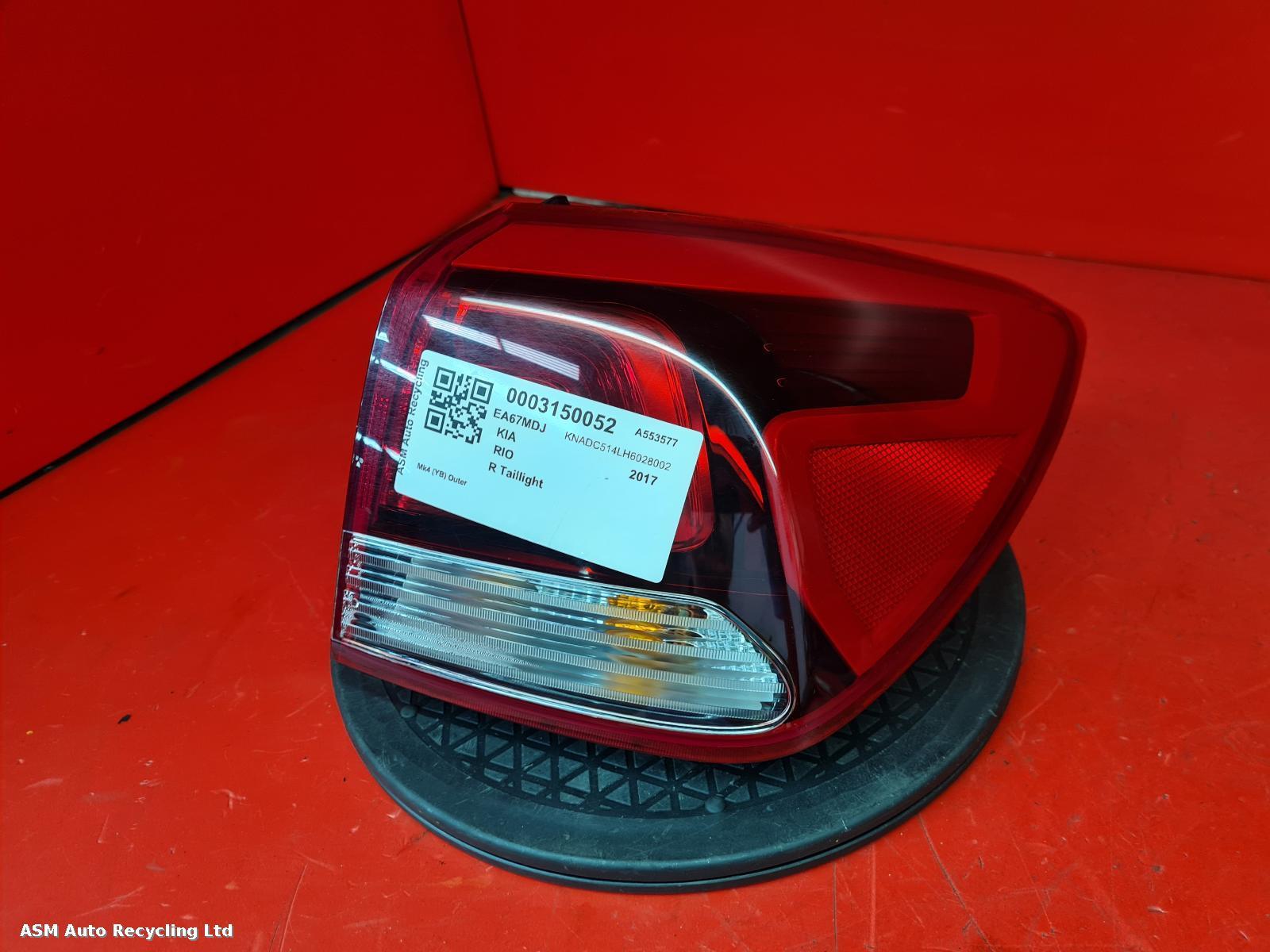 View Auto part R Taillight Kia Rio 2017