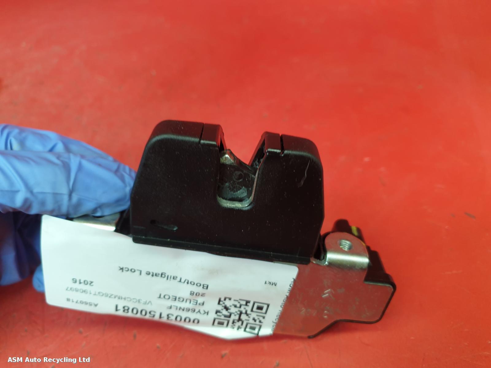 View Auto part Bootlid/Tailgate Lock Peugeot 208 2016