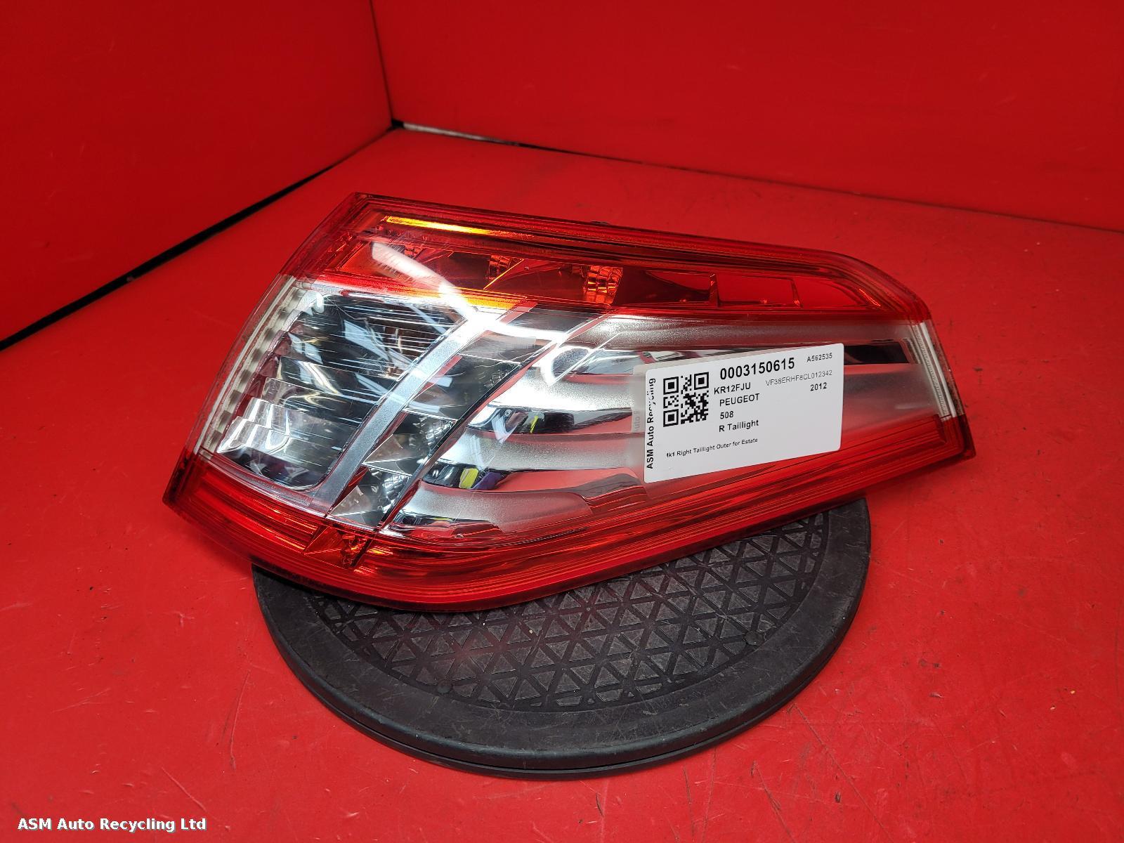 View Auto part R Taillight Peugeot 508 2012