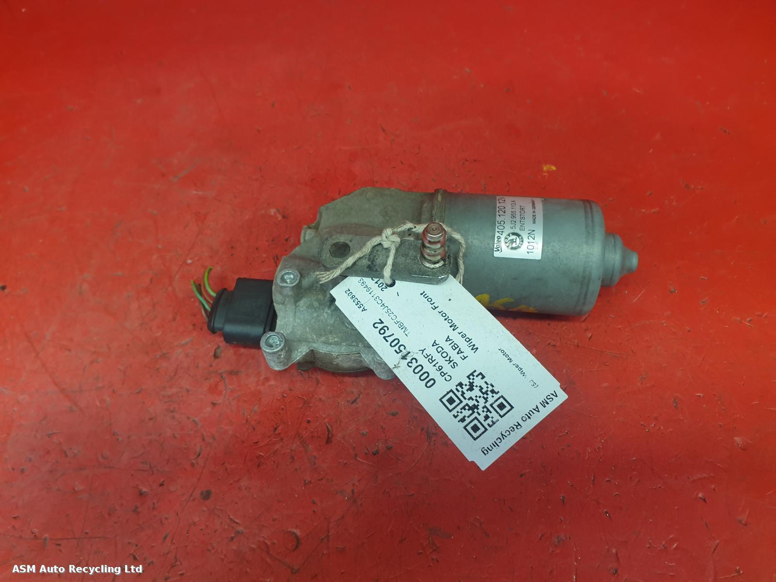 View Auto part Wiper Motor Front Skoda Fabia 2012