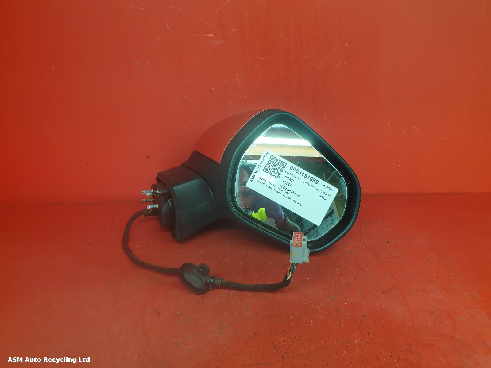 View Auto part R Door Mirror Ford Fiesta 2018
