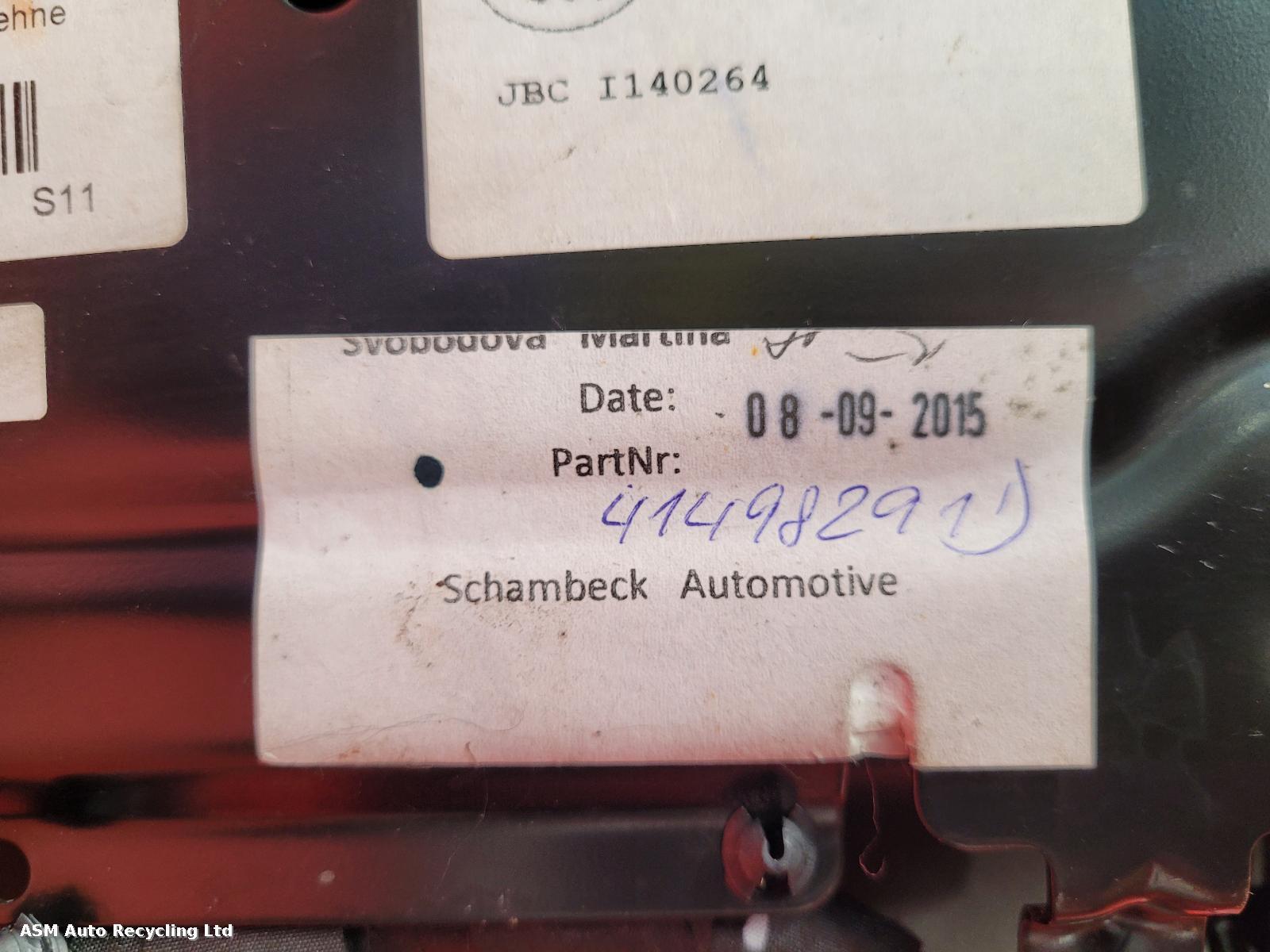 View Auto part 2nd Seat (Rear Seat) Bmw 7 Series 2016