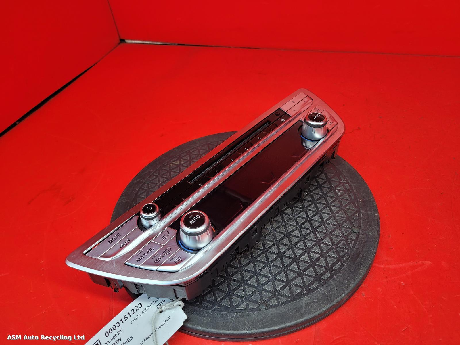 View Auto part Heater/AC Controller Bmw 7 Series 2016