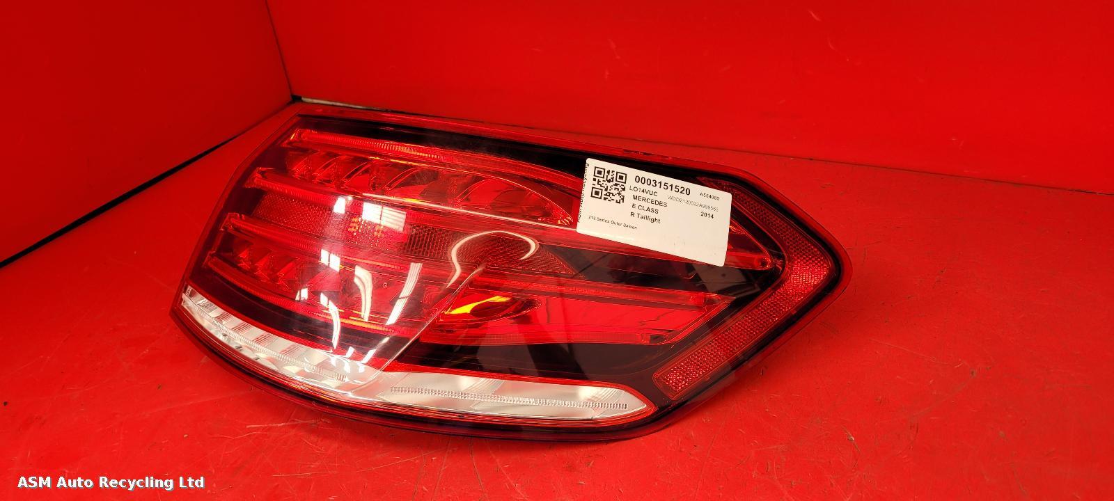 View Auto part R Taillight Mercedes E Class 2014