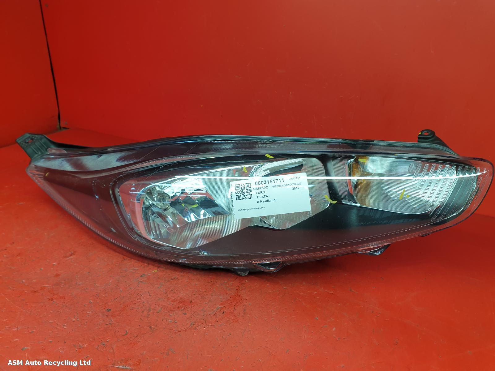 View Auto part R Headlamp Ford Fiesta 2012