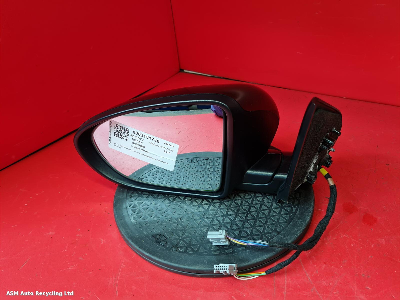 View Auto part L Door Mirror Nissan Qashqai 2013