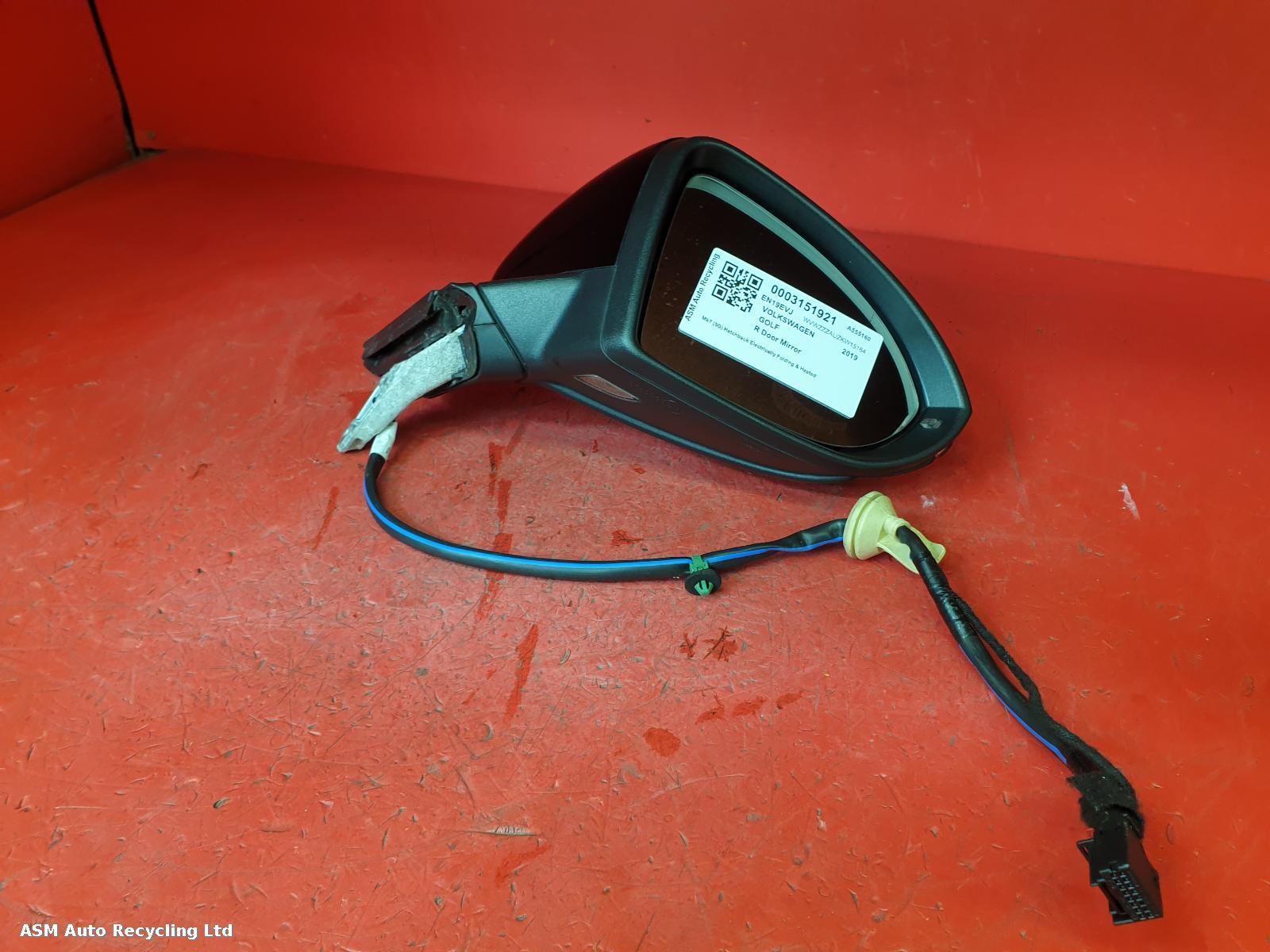 View Auto part R Door Mirror Volkswagen Golf 2019
