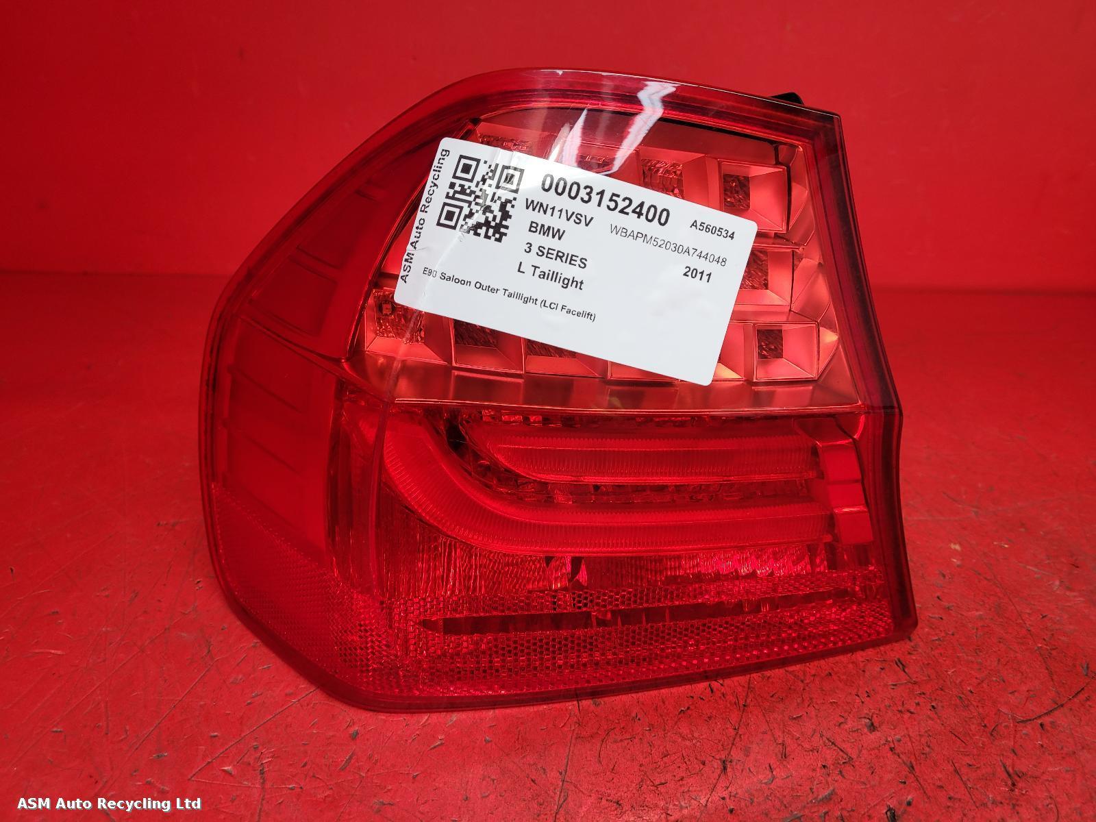 View Auto part L Taillight Bmw 3 Series 2011