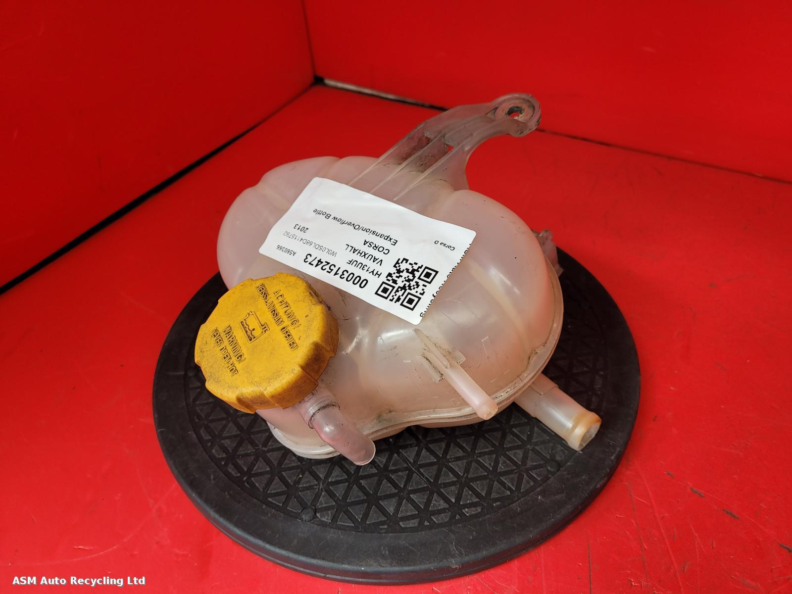 View Auto part Overflow Bottle Vauxhall Corsa 2013