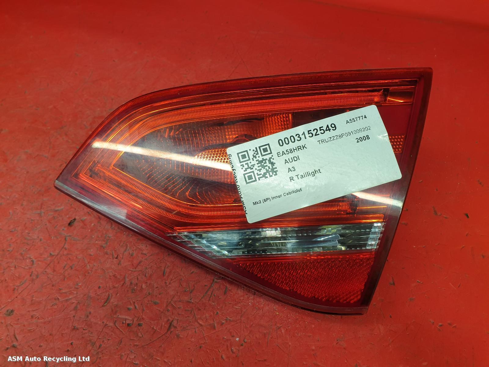 View Auto part R Taillight Audi A3 2008