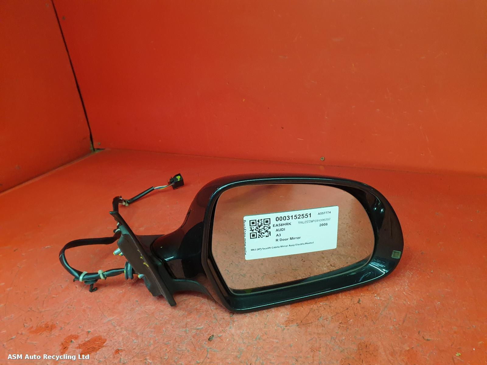 View Auto part R Door Mirror Audi A3 2008