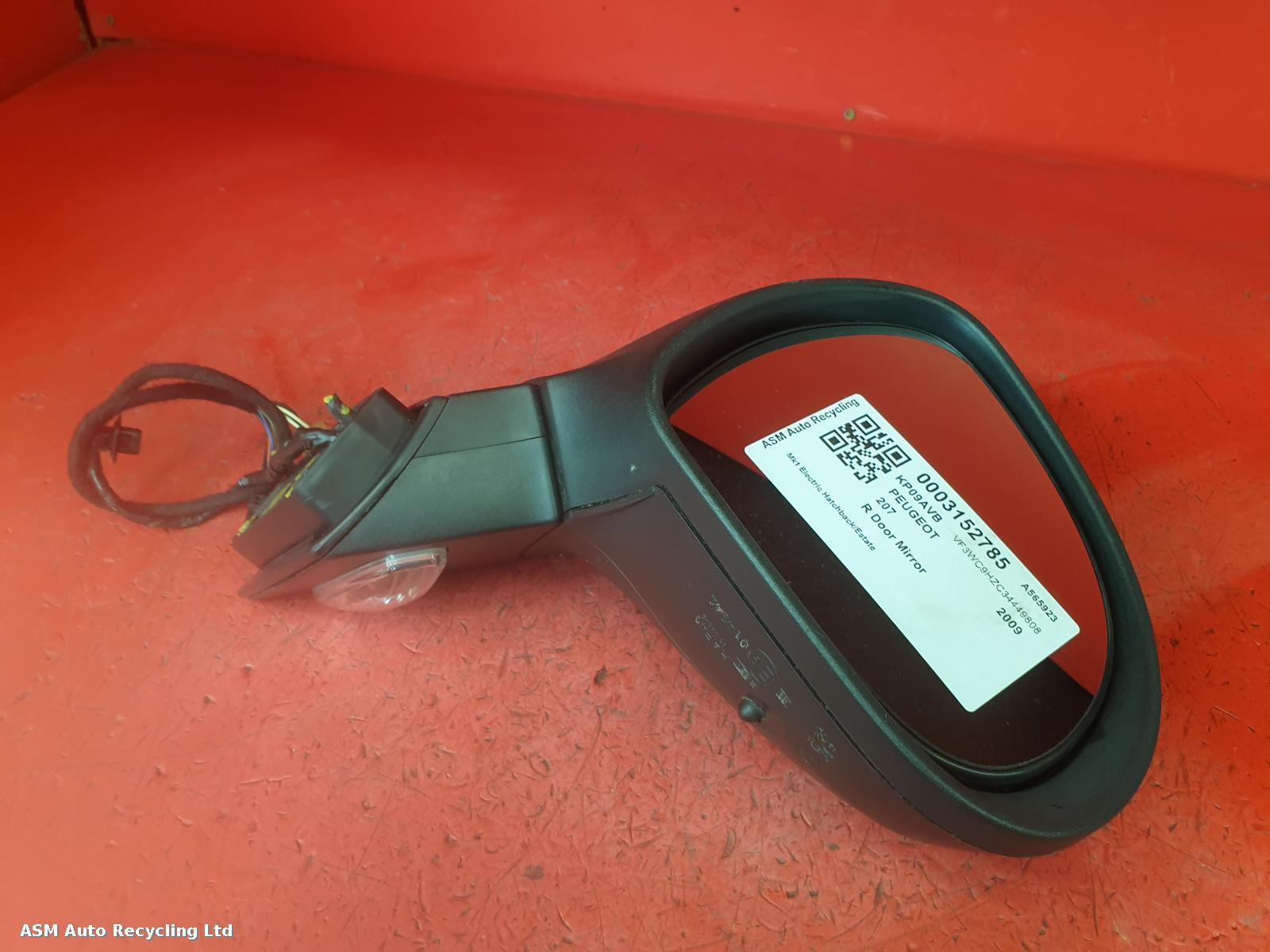 View Auto part R Door Mirror Peugeot 207 2009