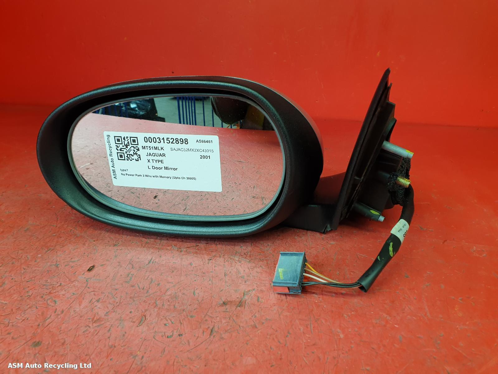 View Auto part L Door Mirror Jaguar X Type 2001