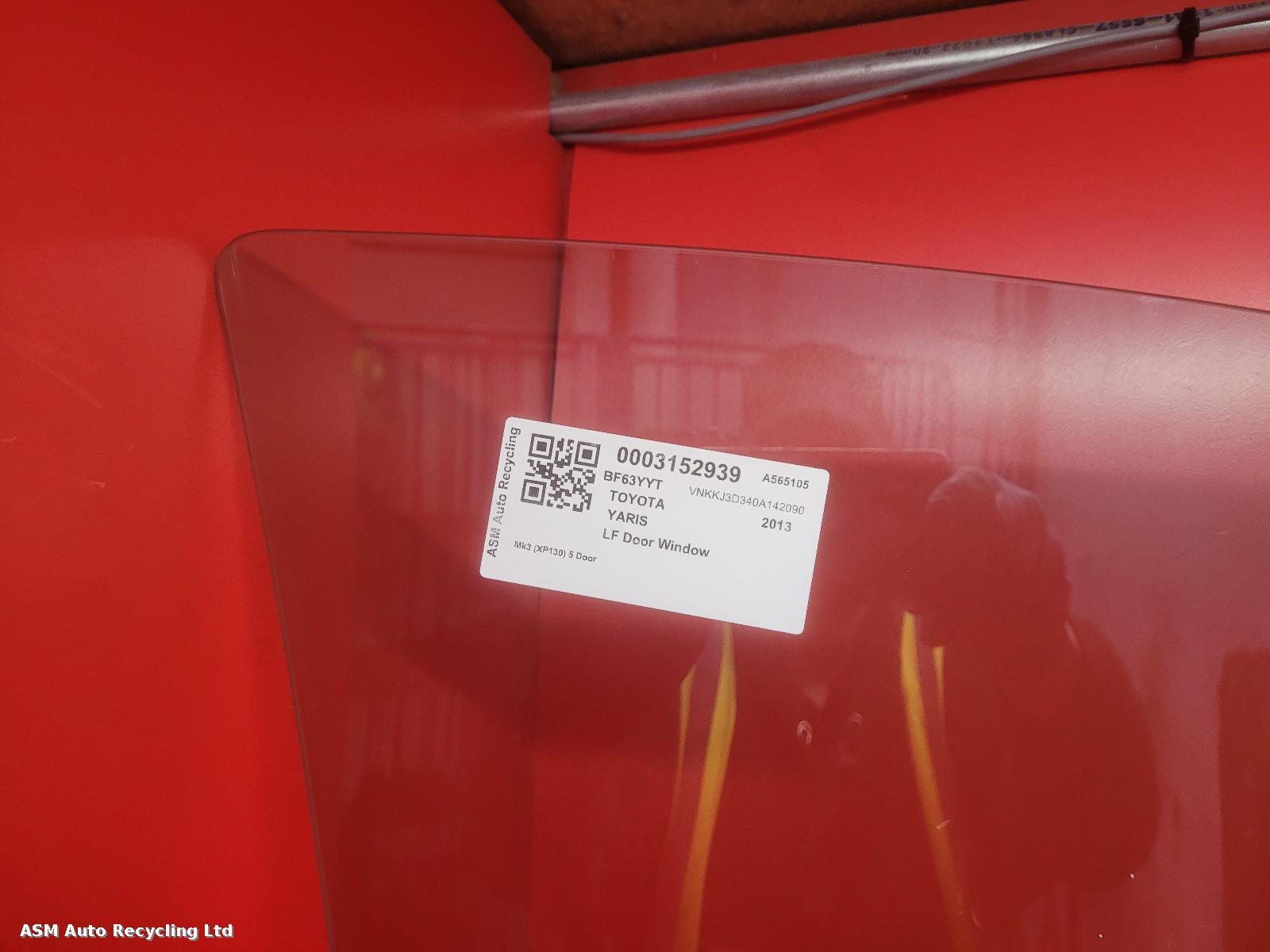 View Auto part LF Door Window Toyota Yaris 2013