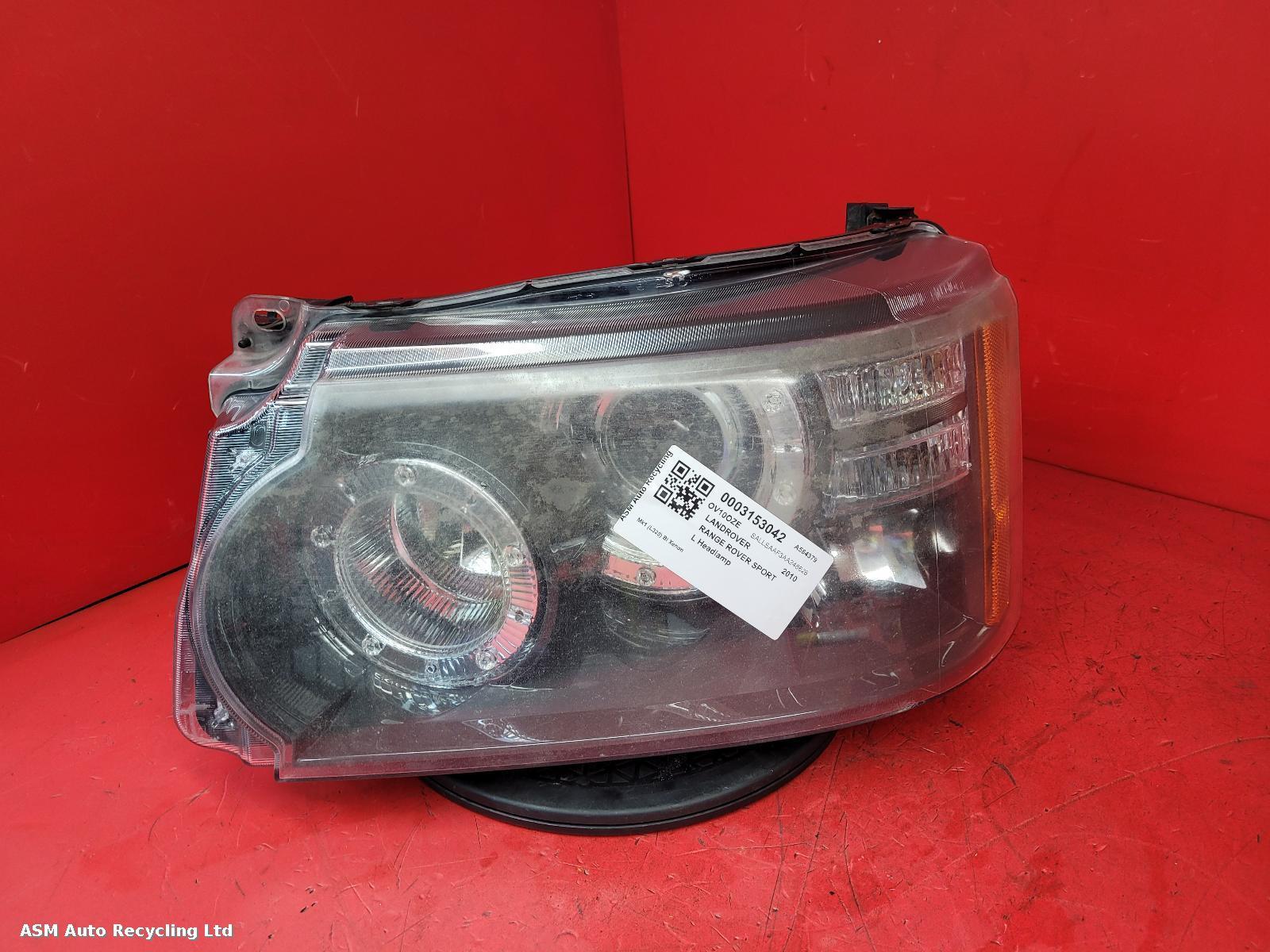 View Auto part L Headlamp Land Rover Range Rover Sport 2010