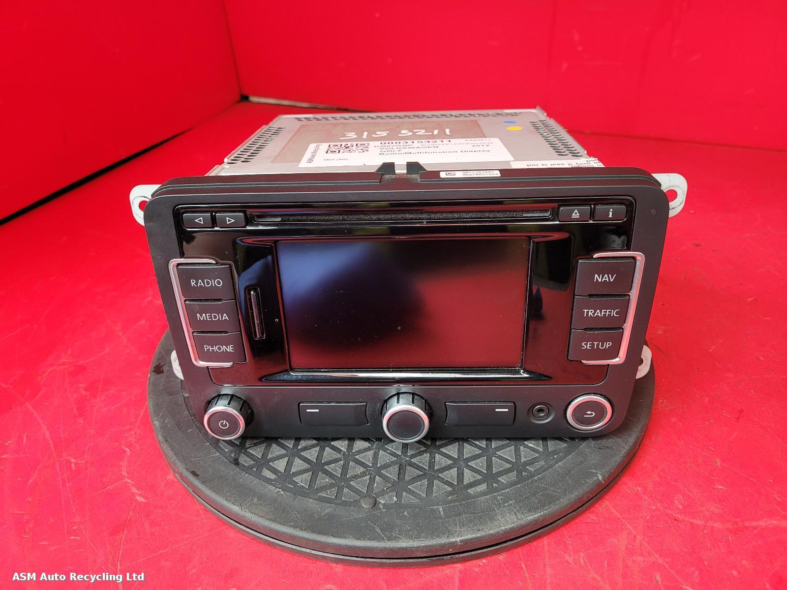 View Auto part Radio Display Volkswagen Golf 2012