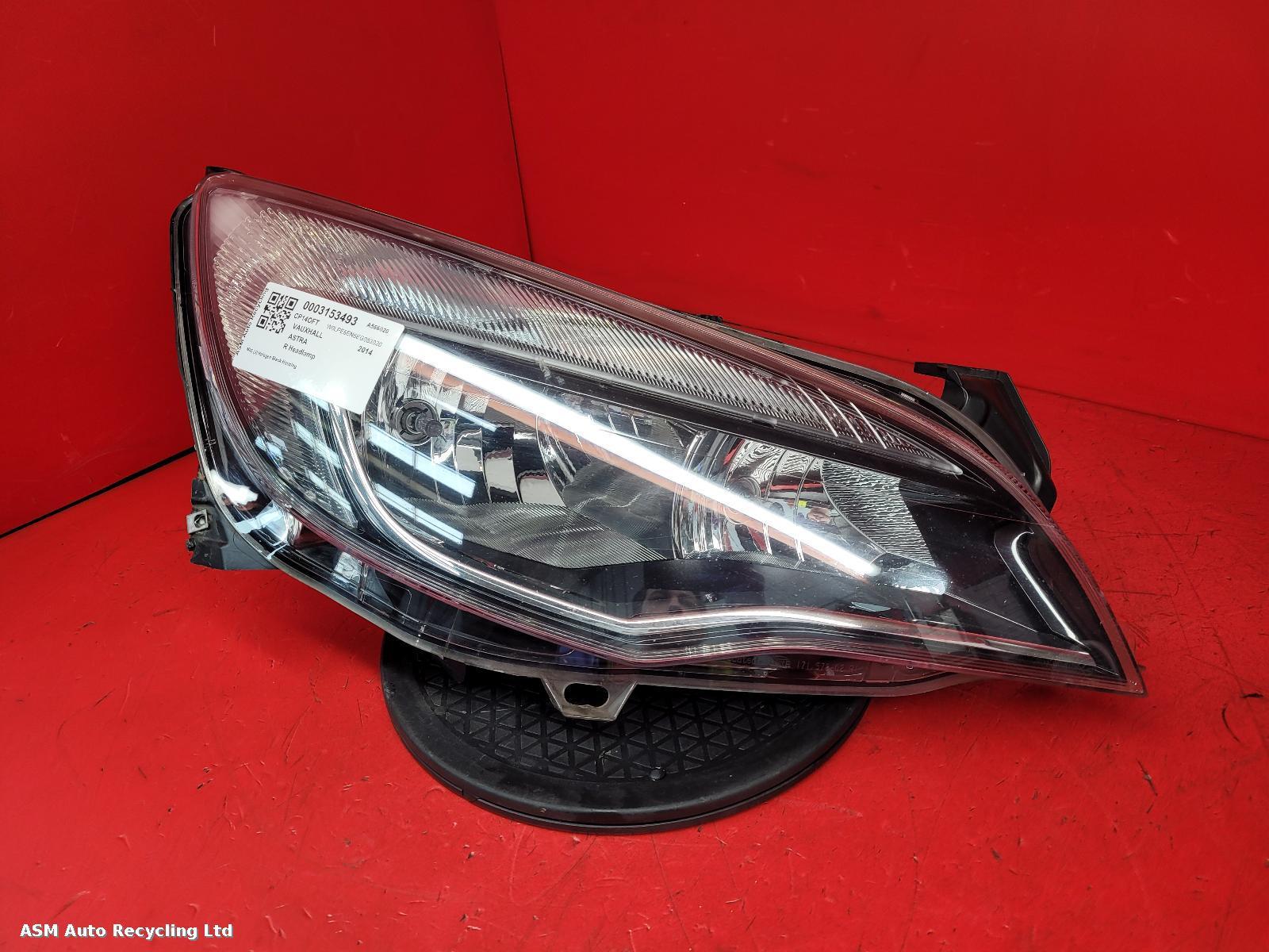 View Auto part R Headlamp Vauxhall Astra 2014