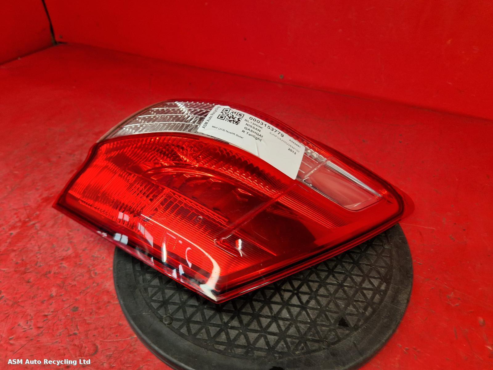 View Auto part R Taillight Nissan Qashqai 2013