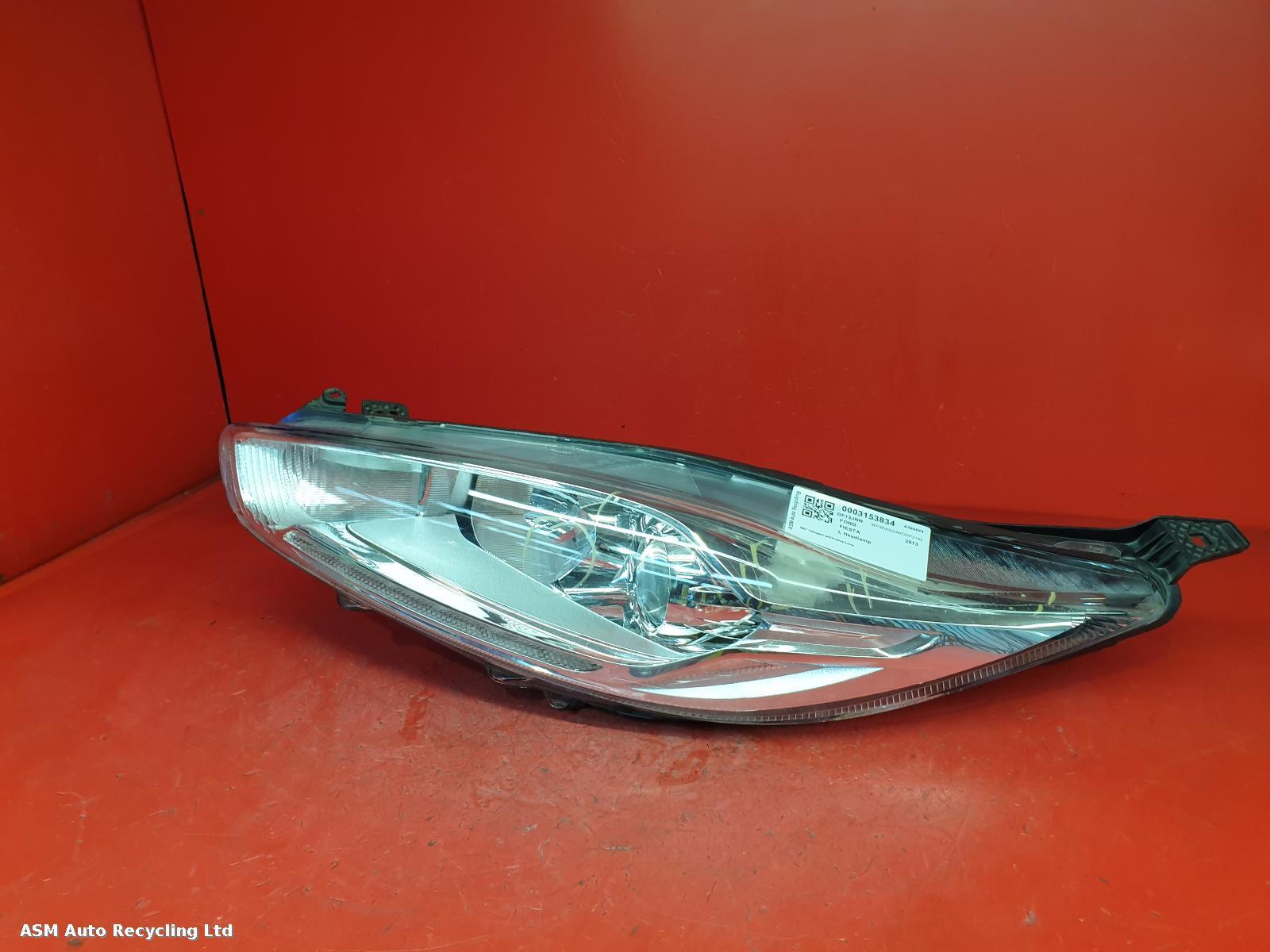 View Auto part L Headlamp Ford Fiesta 2013
