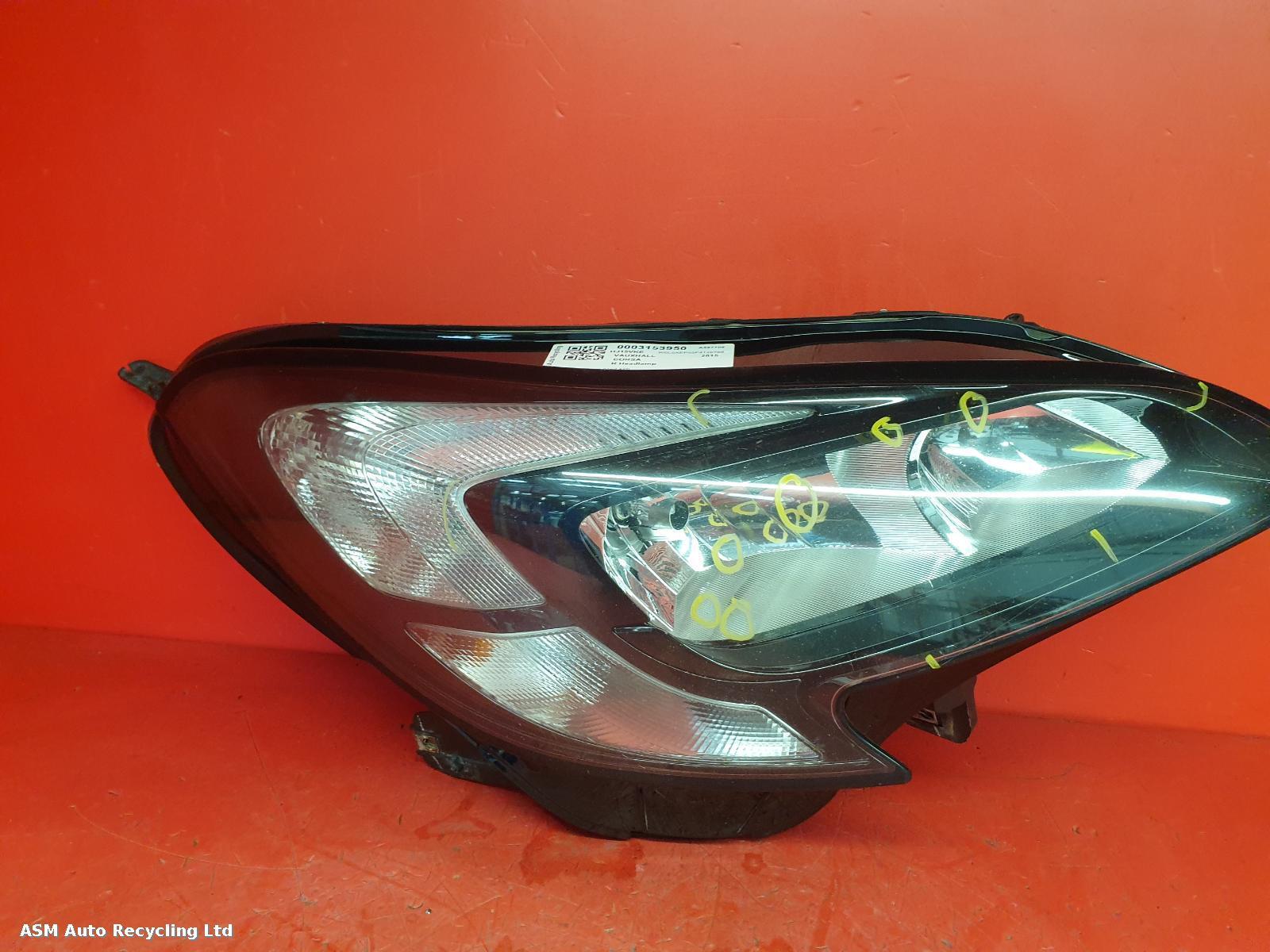 View Auto part R Headlamp Vauxhall Corsa 2015