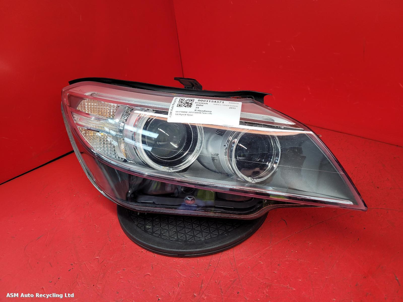 View Auto part R Headlamp Bmw Z4 2015