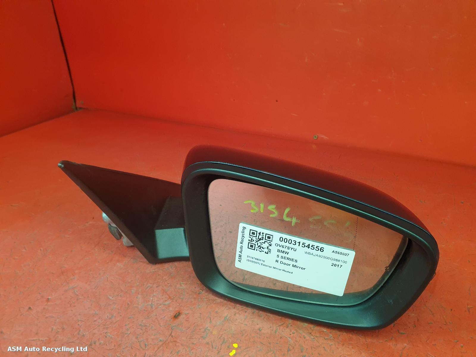 View Auto part R Door Mirror Bmw 5 Series 2017