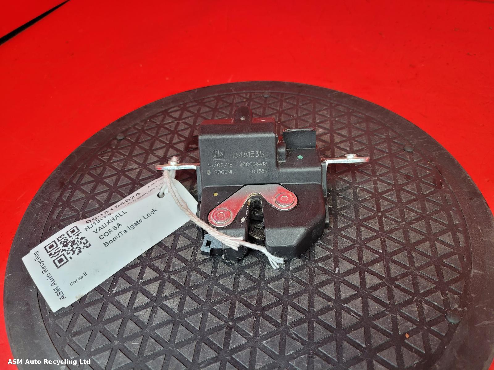 View Auto part Bootlid/Tailgate Lock Vauxhall Corsa 2015