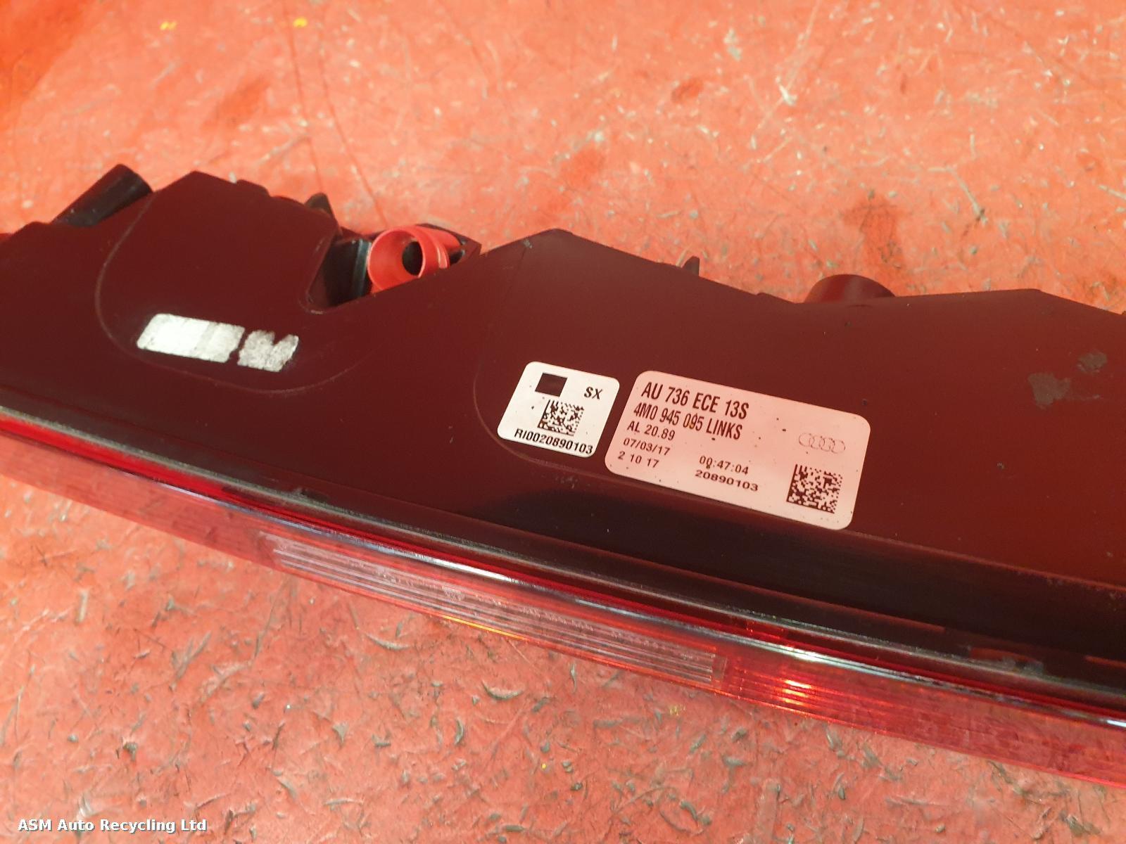 View Auto part L Taillight Audi Q7 2017