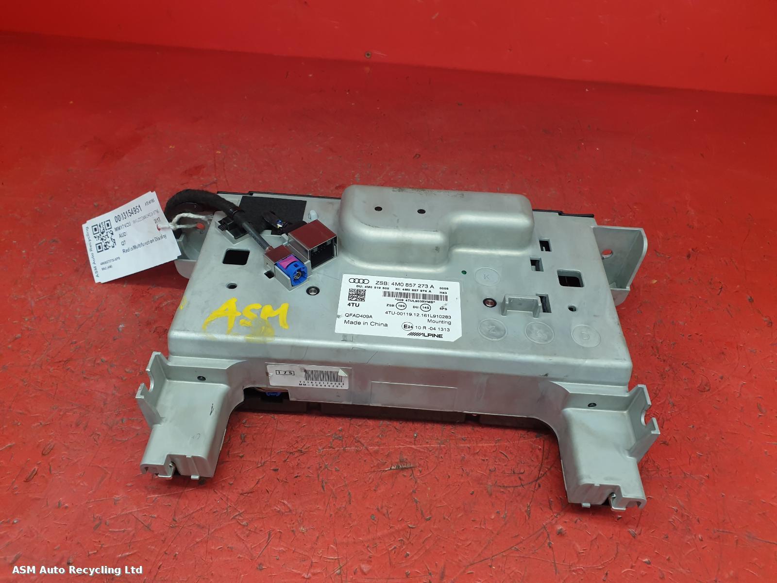 View Auto part Radio Display Audi Q7 2017