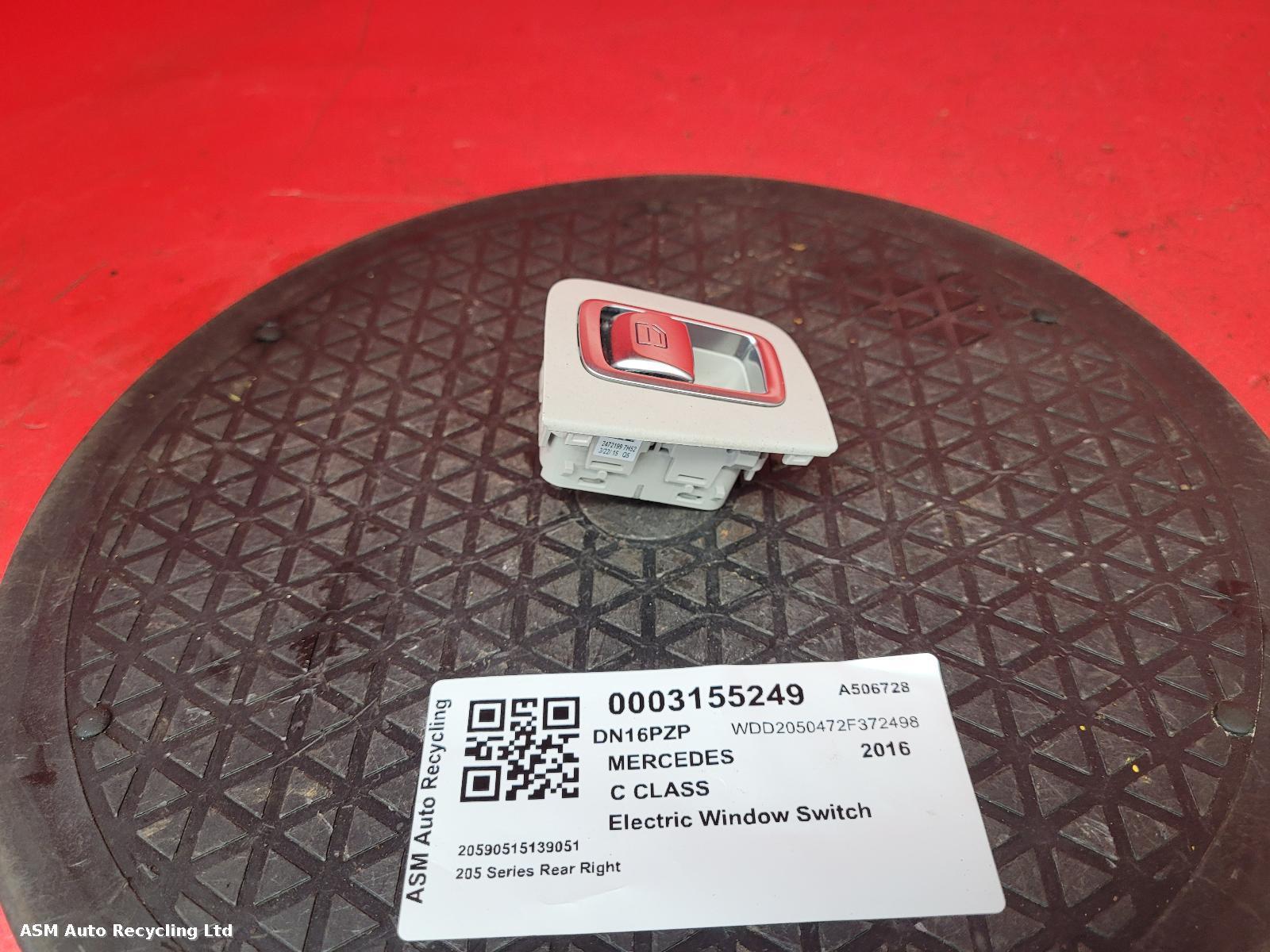 View Auto part Elect. Window Switch Mercedes C Class 2016