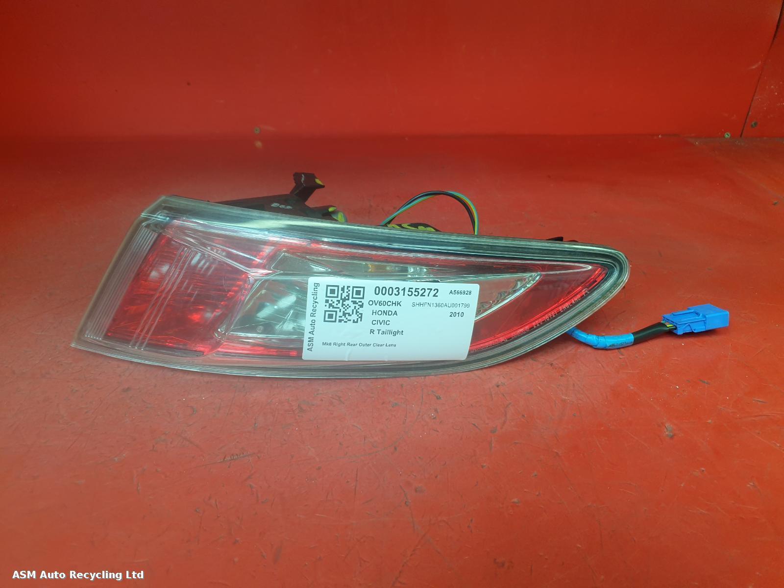 View Auto part R Taillight Honda Civic 2010