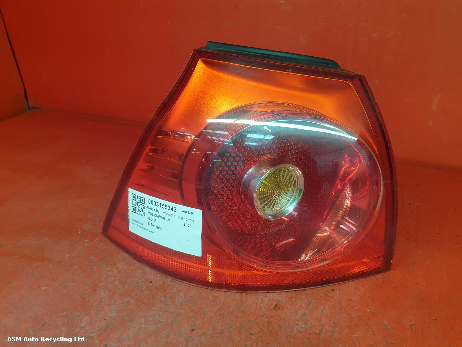 View Auto part L Taillight Volkswagen Golf 2008