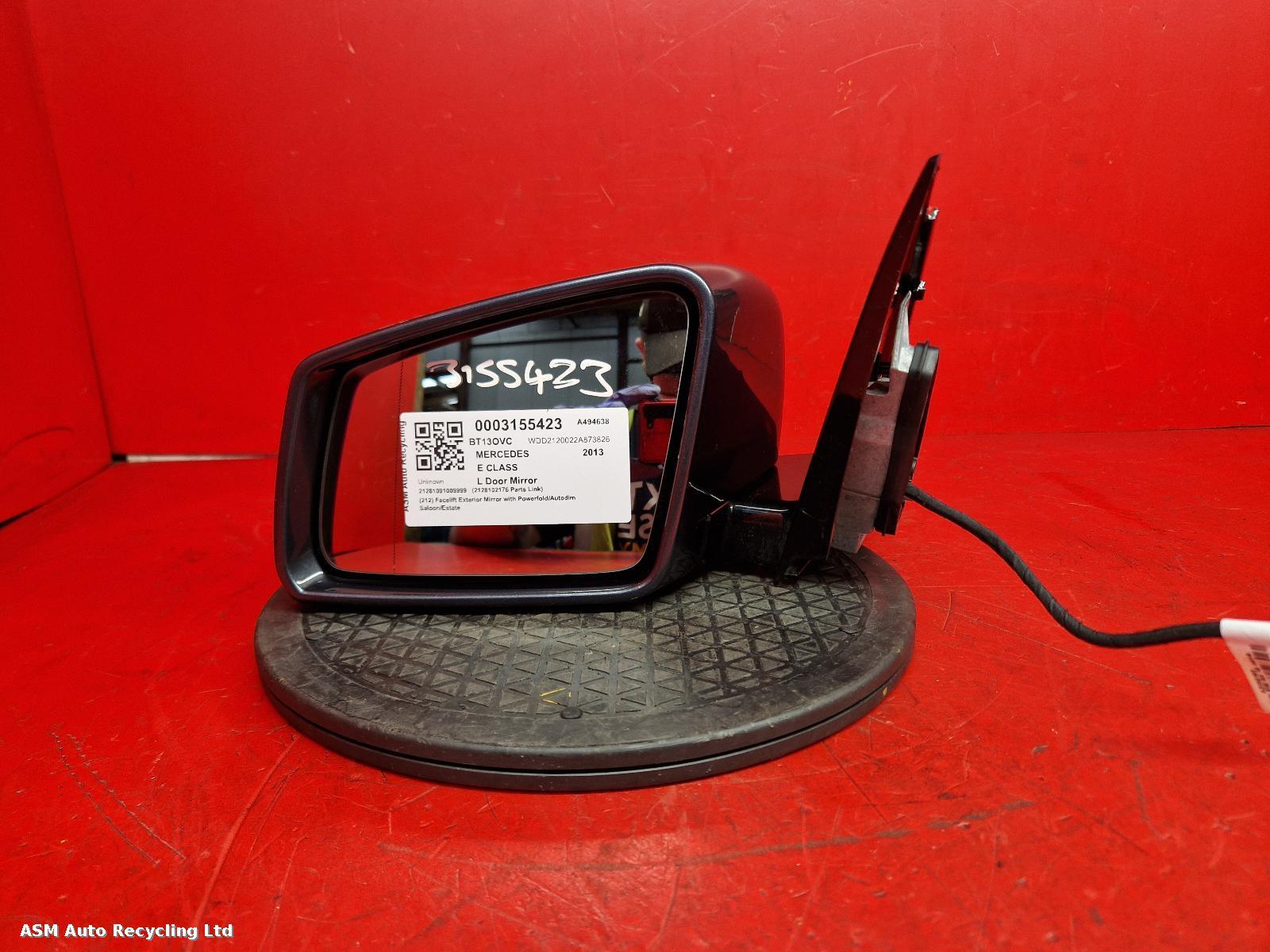 View Auto part L Door Mirror Mercedes E Class 2013