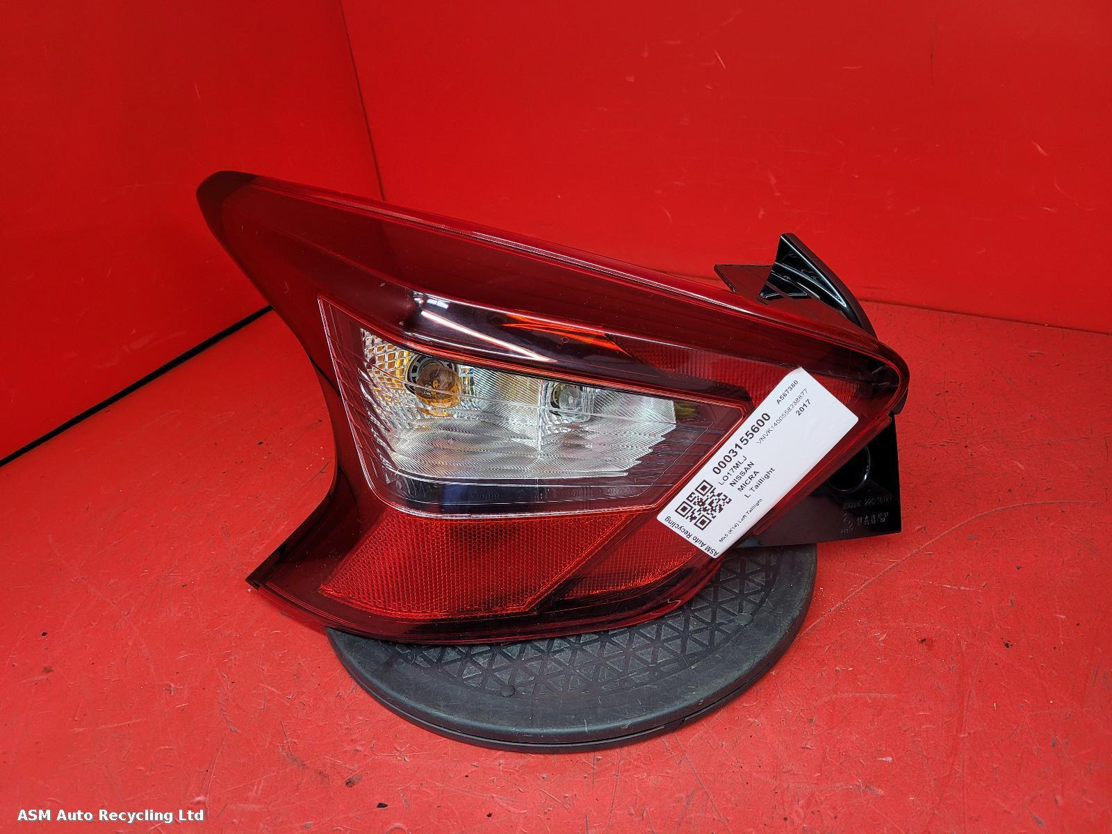 View Auto part L Taillight Nissan Micra 2017