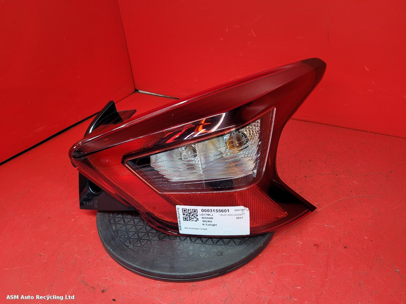View Auto part R Taillight Nissan Micra 2017