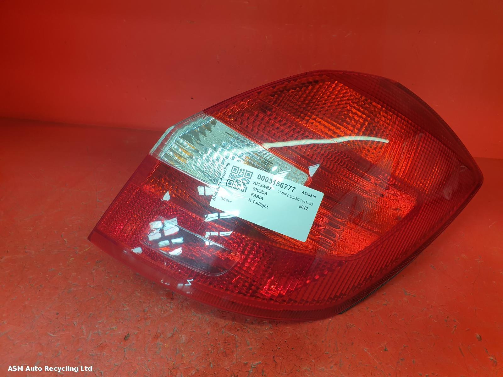 View Auto part R Taillight Skoda Fabia 2012
