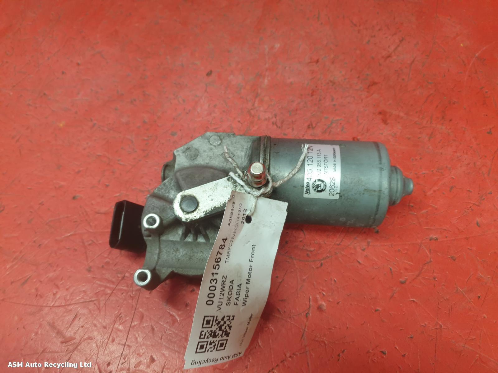 View Auto part Wiper Motor Front Skoda Fabia 2012