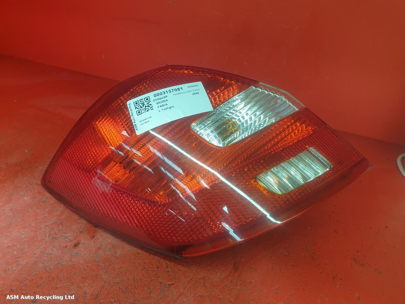 View Auto part L Taillight Skoda Fabia 2008