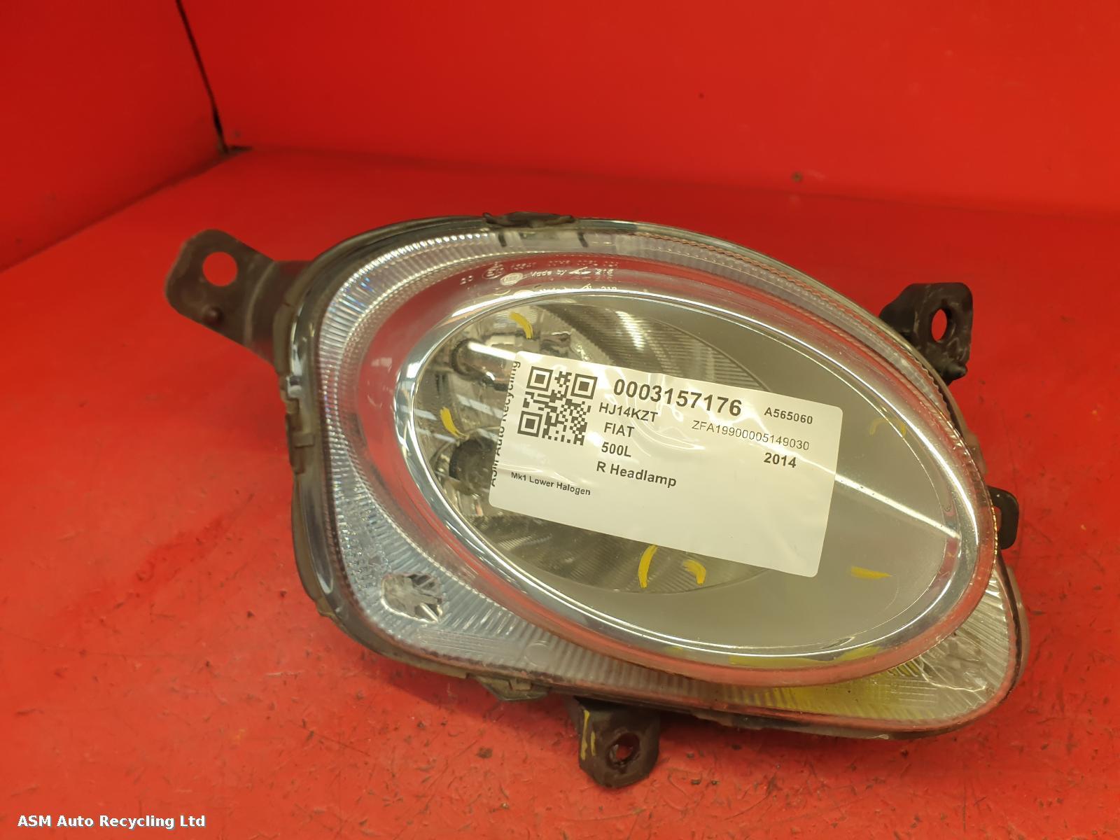 View Auto part R Headlamp Fiat 500l 2014