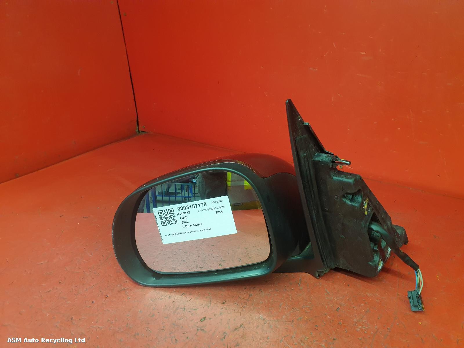 View Auto part L Door Mirror Fiat 500l 2014