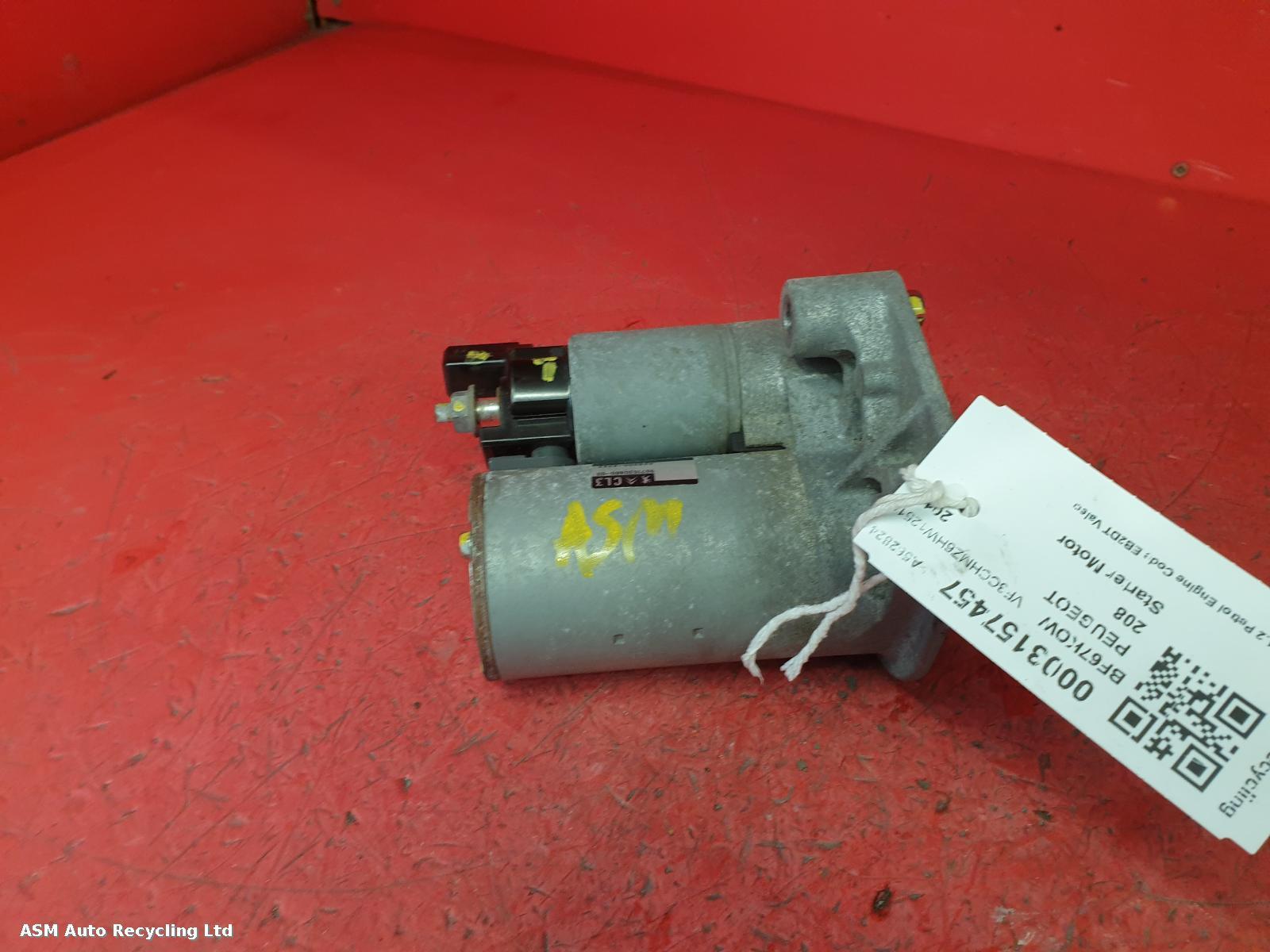 View Auto part Starter Motor Peugeot 208 2017