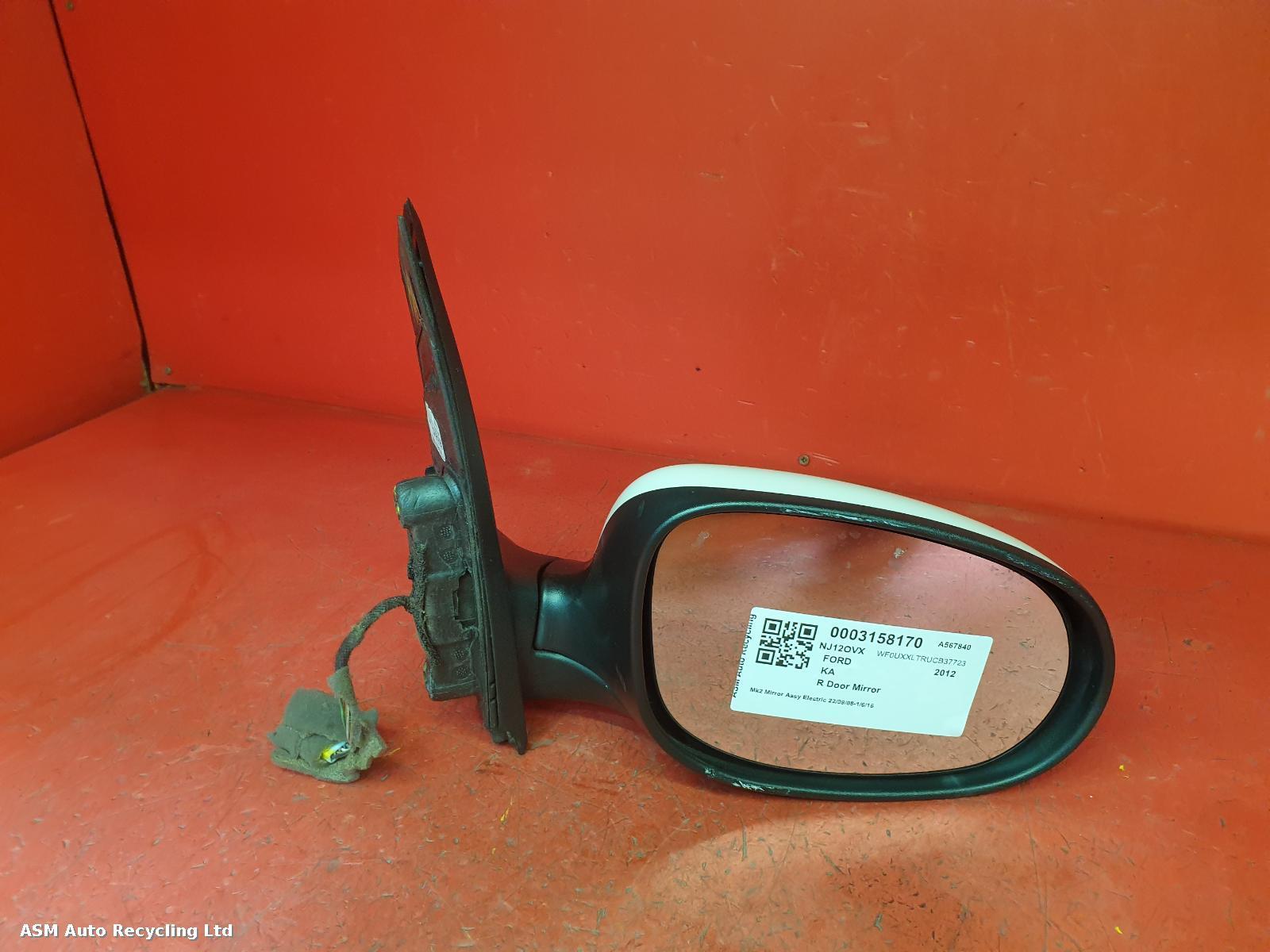 View Auto part R Door Mirror Ford Ka 2012